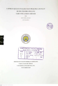 Image of Laporan Kegiatan Kajian dan Praktik Lapangan di SMA Negeri 6 Malang Tahun Pelajaran 2020-2021