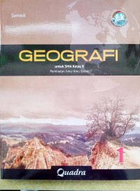 Image of Geografi 1 untuk SMA Kelas X Peminatan Ilmu-Ilmu Sosial