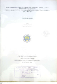 Image of Pengaruh Pembelajaran Daring dengan Model Pembelajaran Problem Based Learning terhadap Kemampuan Berpikir Kritis Siswa Kelas XI IPS di SMAN 6 Kota Malang