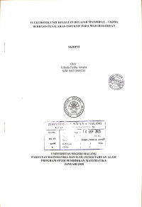 Image of Elektronik Unit Kegiatan Belajar Mandiri (E-UKBM) Berbasis Penalaran Induktif pada Materi Barisan