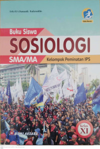 Image of Buku Siswa Sosiologi  SMA/MA Kelas XI