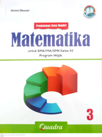 Image of Pendalaman Siswa Mandiri Matematika 3 untuk SMA/MA/SMK Kelas XII Program Wajib