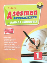 Image of Asesmen Pembelajaran Bahasa Indonesia Kelas X SMA/MA