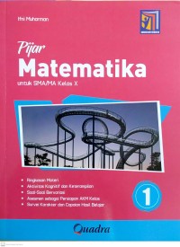 Image of Pijar Matematika untuk SMA/MA Kelas X