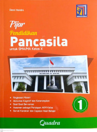 Image of Pijar Pendidikan Pancasila untuk SMA/MA Kelas X